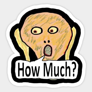 Funny Inflation Scream Sticker